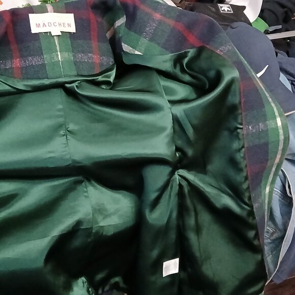 Anthropologie Madchen, Elegant Plaid Hooded Cape, Small, $60 and FREE SHIPPING! - Picture 5 of 14